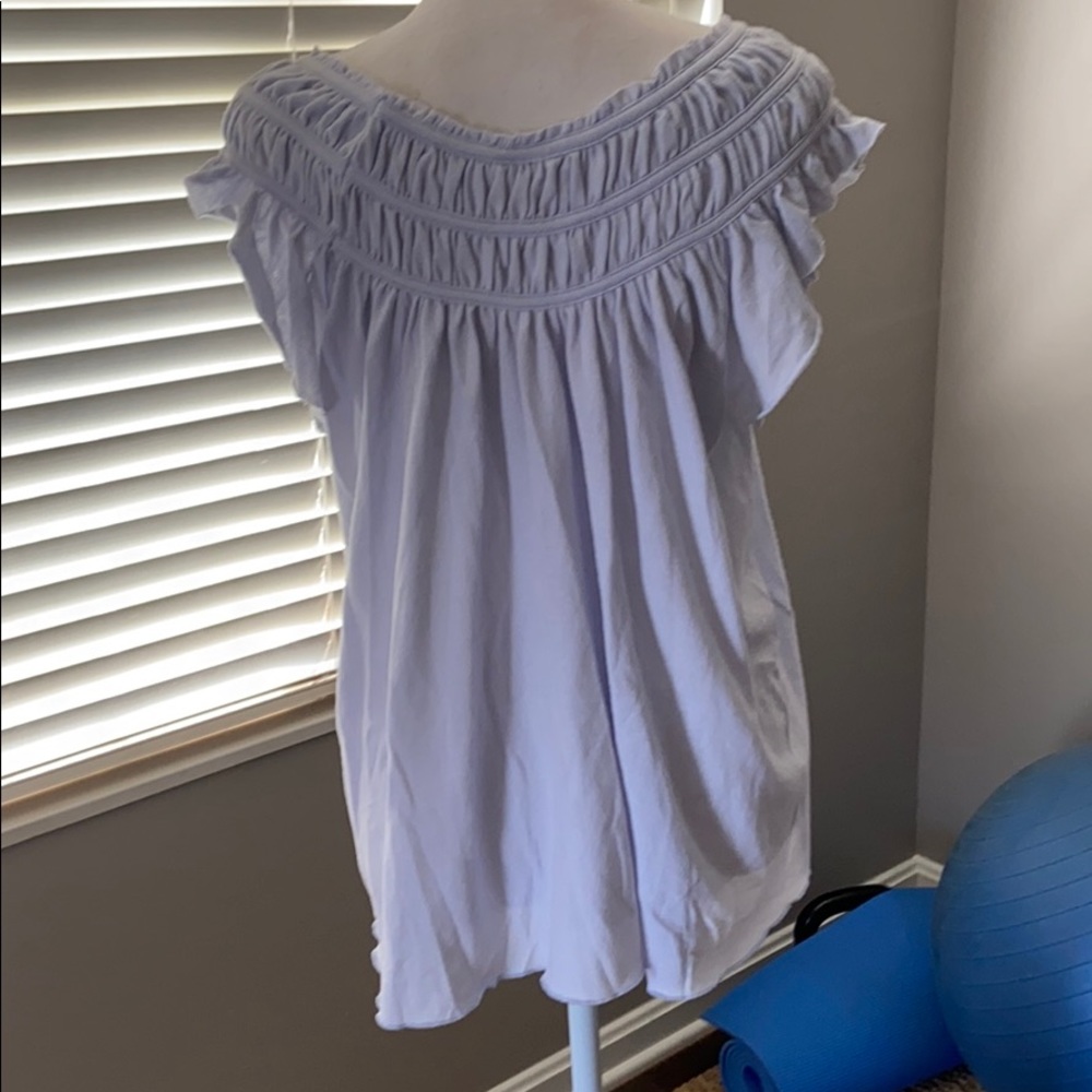 Free People Coconut Ruffled Top - Picture 3 of 8